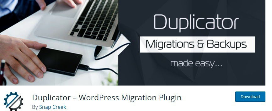 إضافة Duplicator